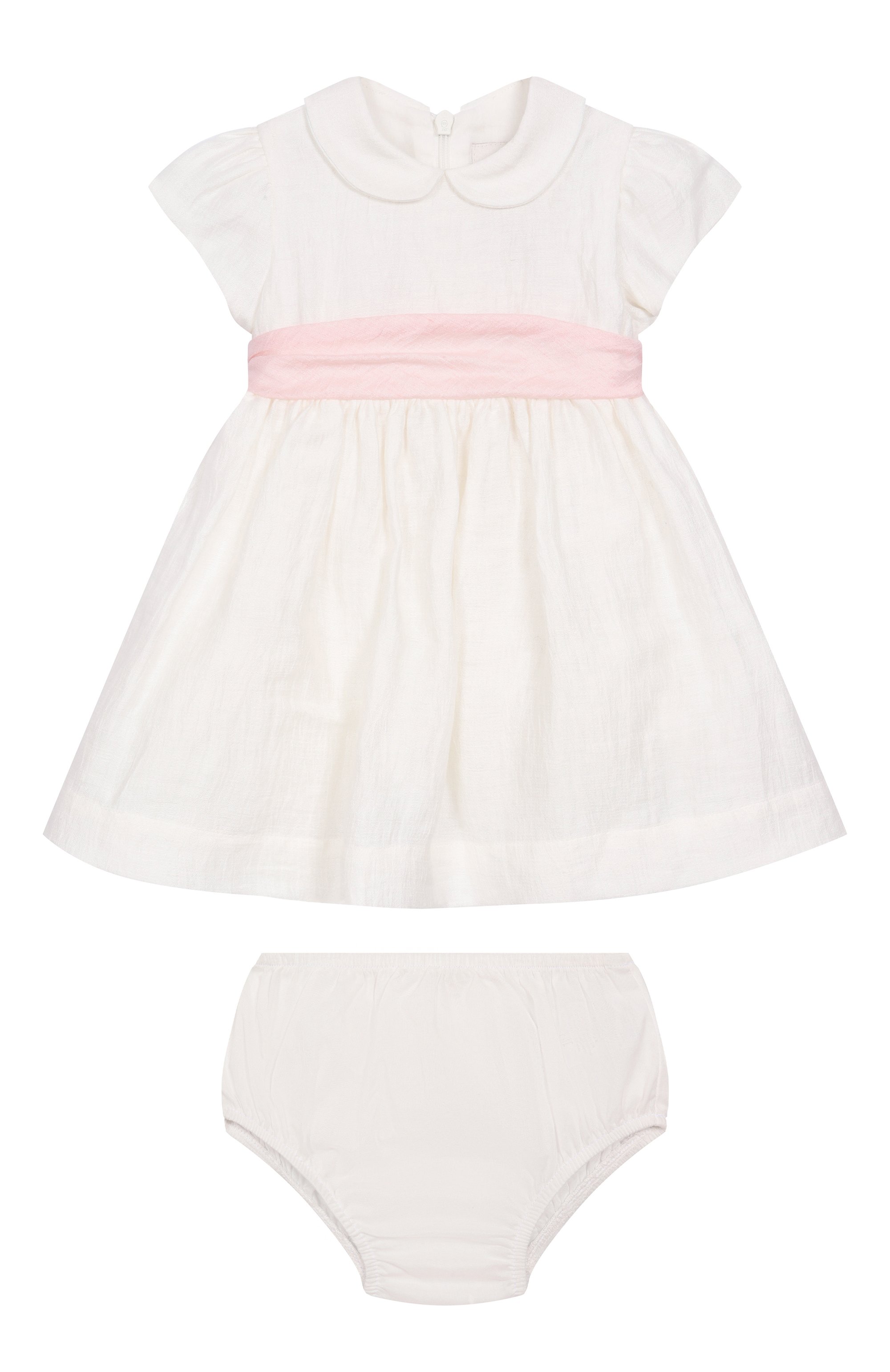 Льняное платье IL GUFO, арт. PATVM762L0014/3M-9M, фото 1