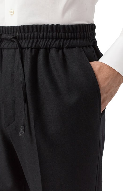 Шерстяные брюки Brioni RP2Z0L/0AA0C Чёрный  RP2Z0L/0AA0C Фото 5