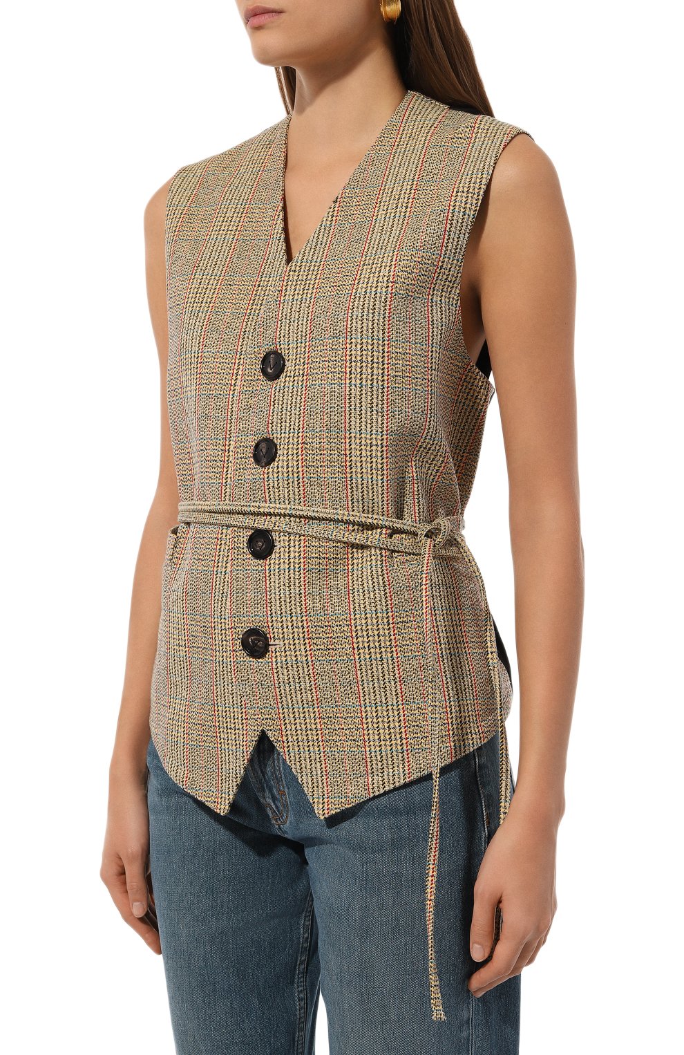 Жилет из шерсти и хлопка BOTTEGA VENETA, арт. 794207-V4BW0, фото 3