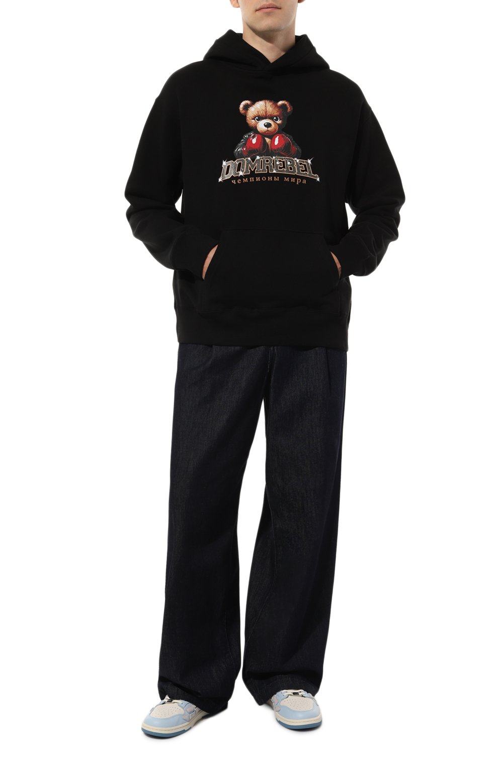 Хлопковое худи DOMREBEL, арт. M PUNCHLINE/H00DIE, фото 2