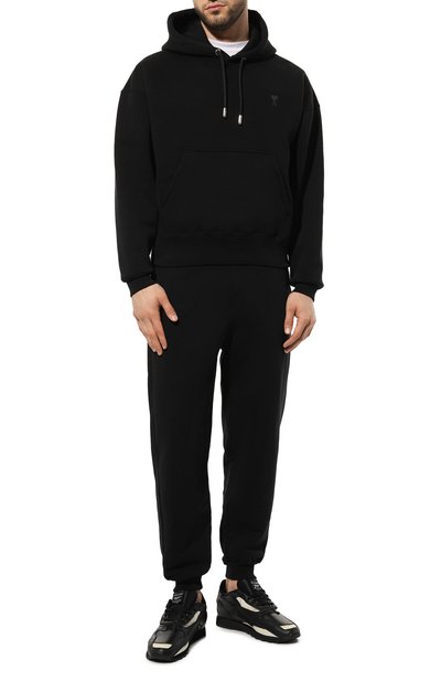 Хлопковые джоггеры AMI, арт. UTR202 747, фото 2