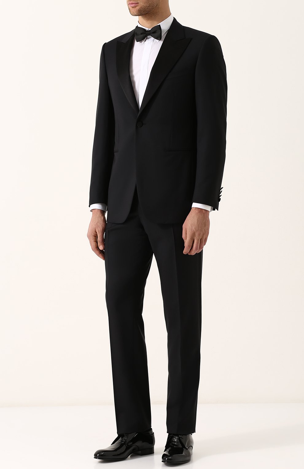 Шерстяной приталенный смокинг LANVIN, арт. RMSU0008-M00600ALS, фото 1