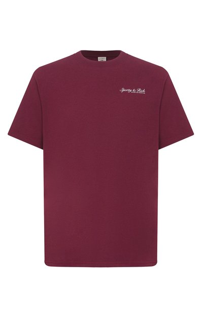 Мужская хлопковая футболка SPORTY AND RICH, арт. T011975325RE02