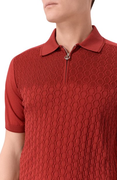 Поло из шелка и хлопка STEFANO RICCI, арт. K818109P31/F26175, фото 5