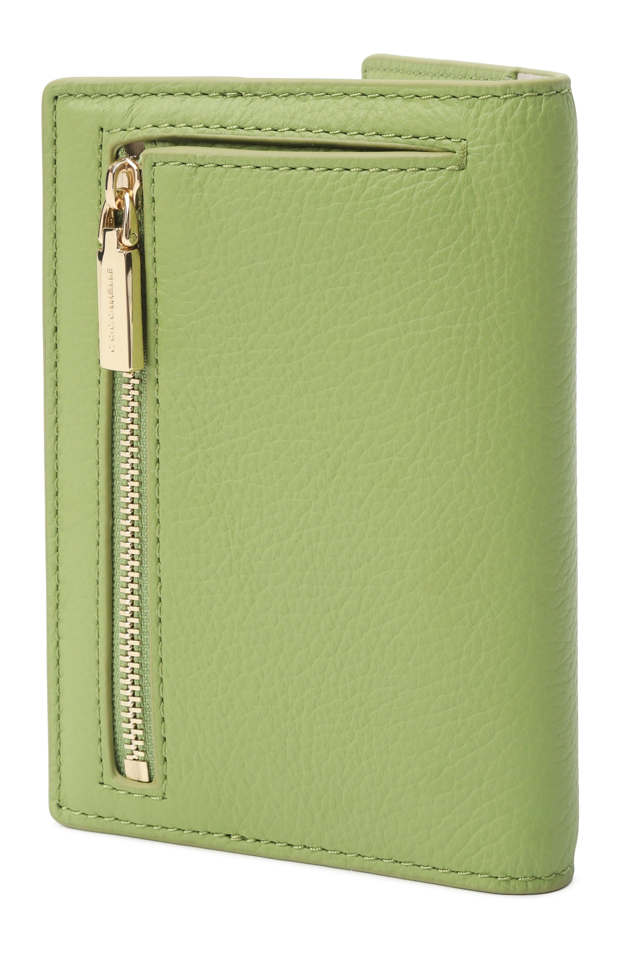 Кожаная обложка для паспорта COCCINELLE зеленого цвета по цене 12100 руб., арт. E2MW512A701, фото 2 Кожаная обложка для паспорта COCCINELLE, арт. E2MW512A701, фото 2