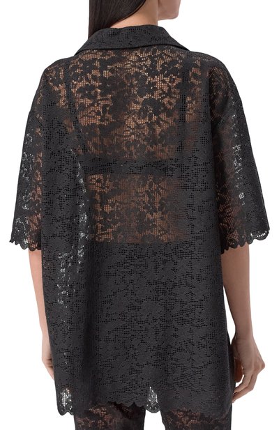 Блузка JUUN.J черного цвета по цене 57950 руб., арт. JW5564W015, фото 4 Блузка JUUN.J, арт. JW5564W015, фото 4