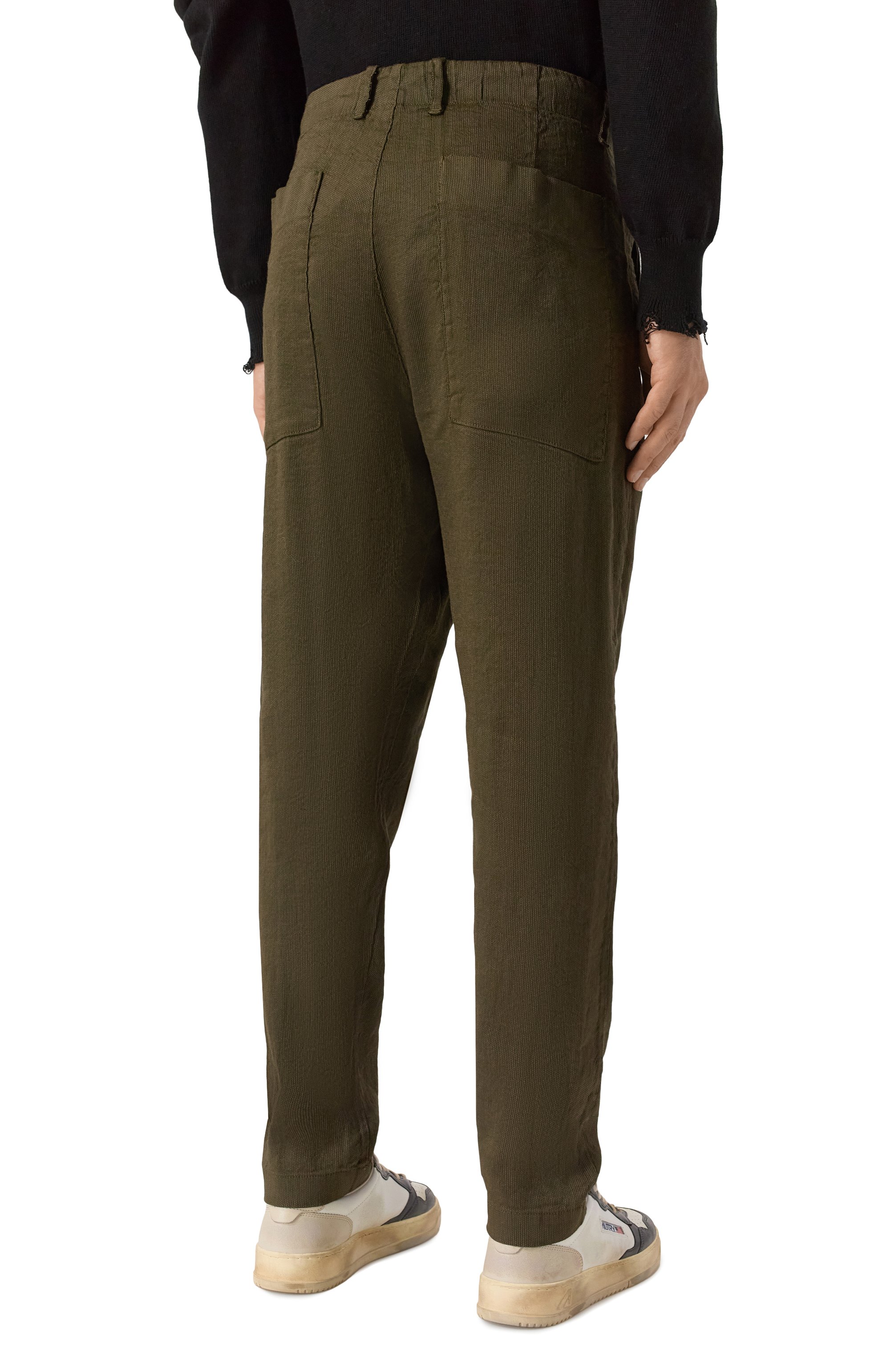 Брюки изо льна и вискозы TRANSIT, арт. CFUTRWH170, фото 4