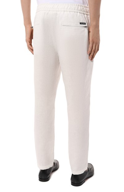 Льняные брюки DOLCE & GABBANA, арт. GVZAET/GG862, фото 4