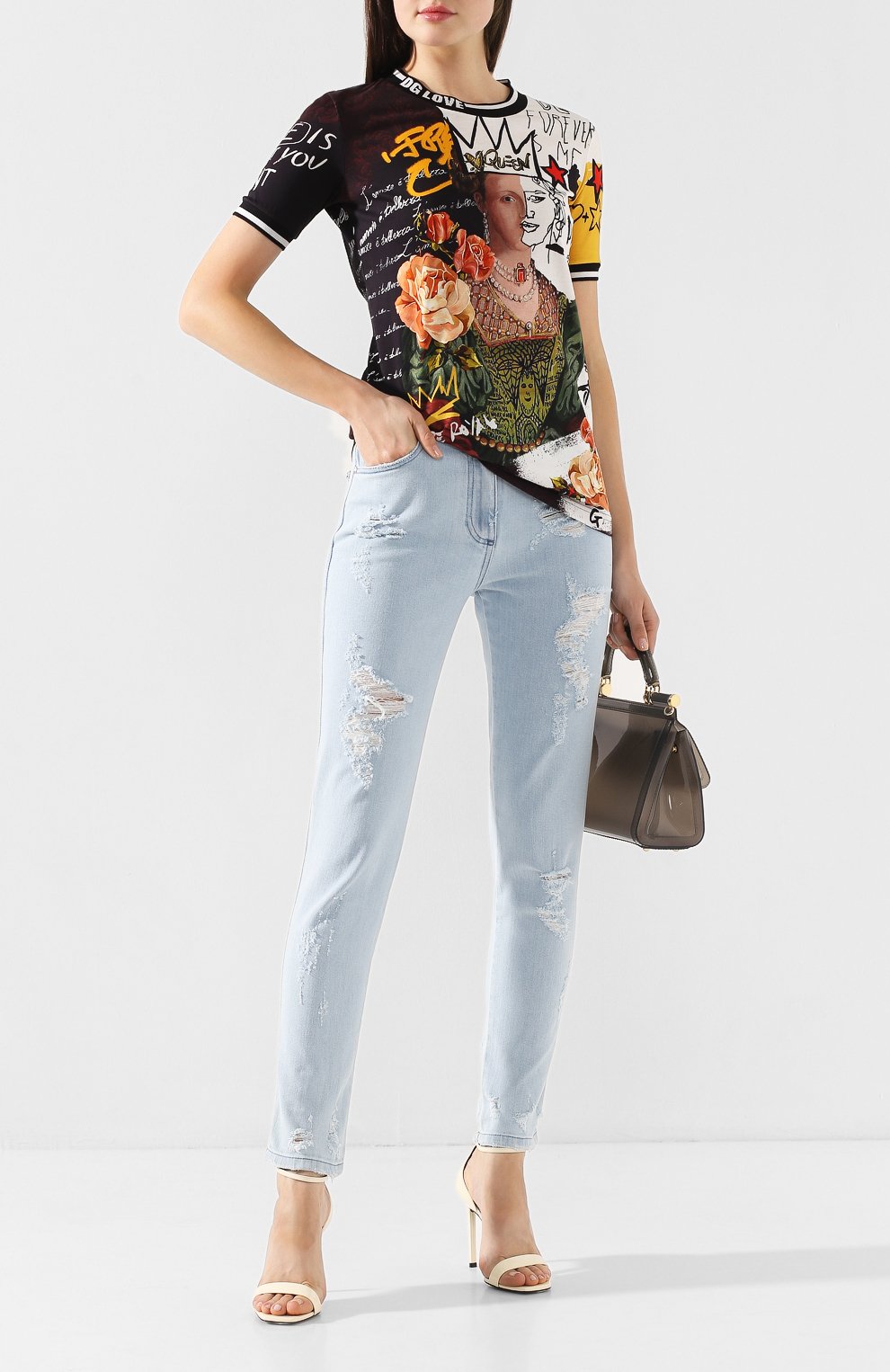 Хлопковая футболка DOLCE & GABBANA, арт. F8L39T/G7TLY, фото 2