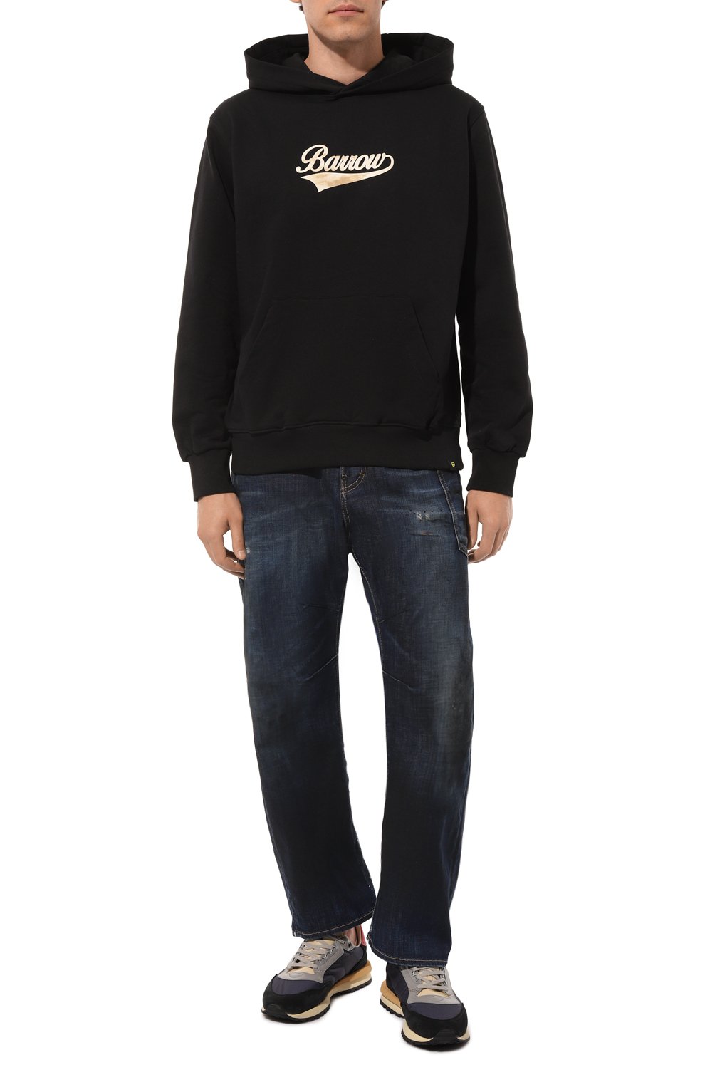 Хлопковое худи BARROW, арт. F4BWW0HS088, фото 2
