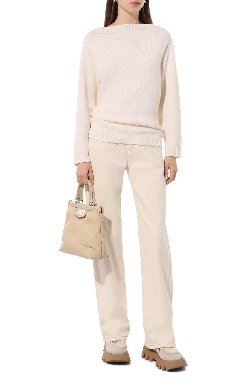 Сумка glam slam small MAISON MARGIELA кремового цвета по цене 224500 руб., арт. S56WD0133/P4300, фото 7 Сумка glam slam small MAISON MARGIELA, арт. S56WD0133/P4300, фото 7