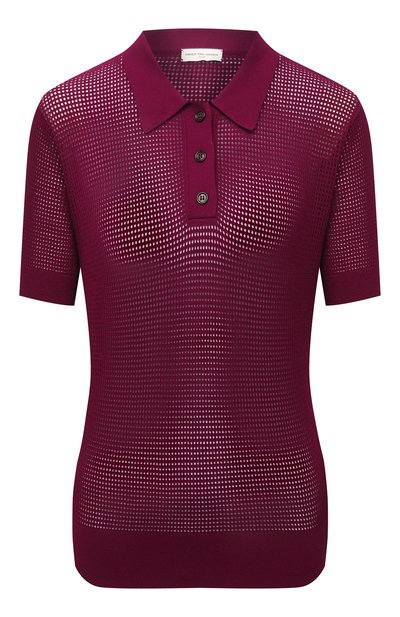 Поло из вискозы DRIES VAN NOTEN, арт. 211-11217-2700, фото 1