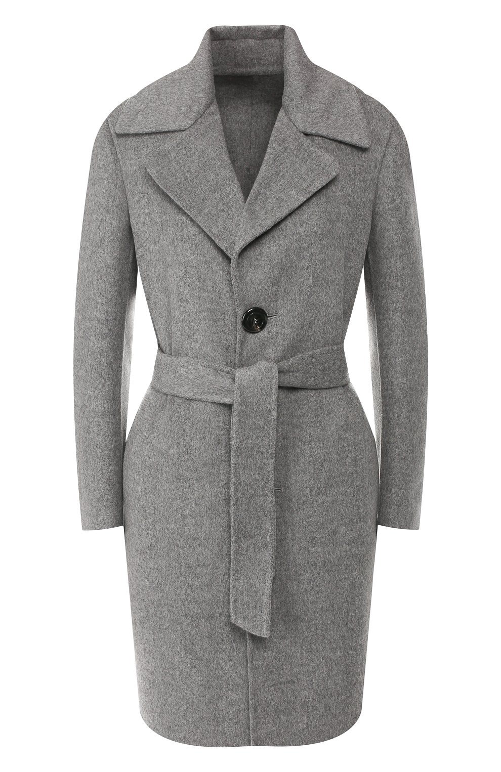Шерстяное пальто DSQUARED2 серого цвета по цене 181500 руб., арт. S75AA0289/S52067, фото 1 Шерстяное пальто DSQUARED2, арт. S75AA0289/S52067, фото 1