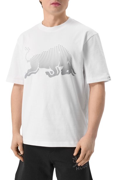 Хлопковая футболка hugo x rb HUGO, арт. 50542775, фото 3