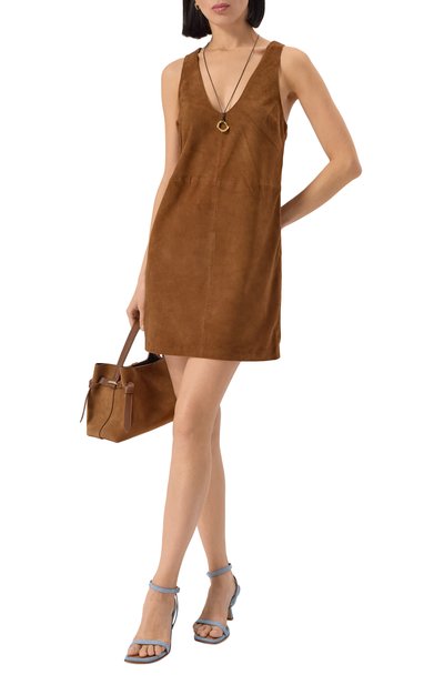 Замшевое платье ZADIG AND VOLTAIRE, арт. RWDR01039, фото 2