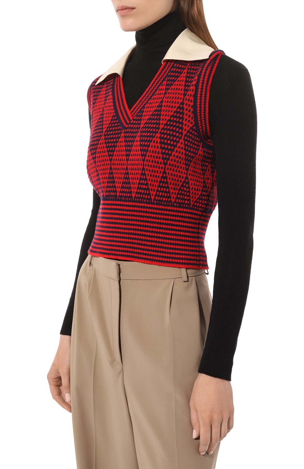 Шерстяной жилет GUCCI, арт. 653501 XKBWU, фото 3