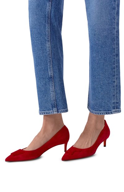 Замшевые туфли sibille SANTONI, арт. WDLG71911HI2TMGD, фото 2