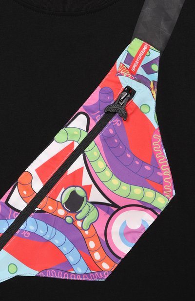 Хлопковая футболка SPRAYGROUND, арт. SPY1402BLK, фото 3