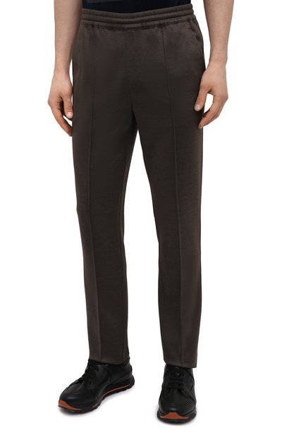 Брюки из шелка и льна BRIONI, арт. UJGD0L/P0620, фото 3