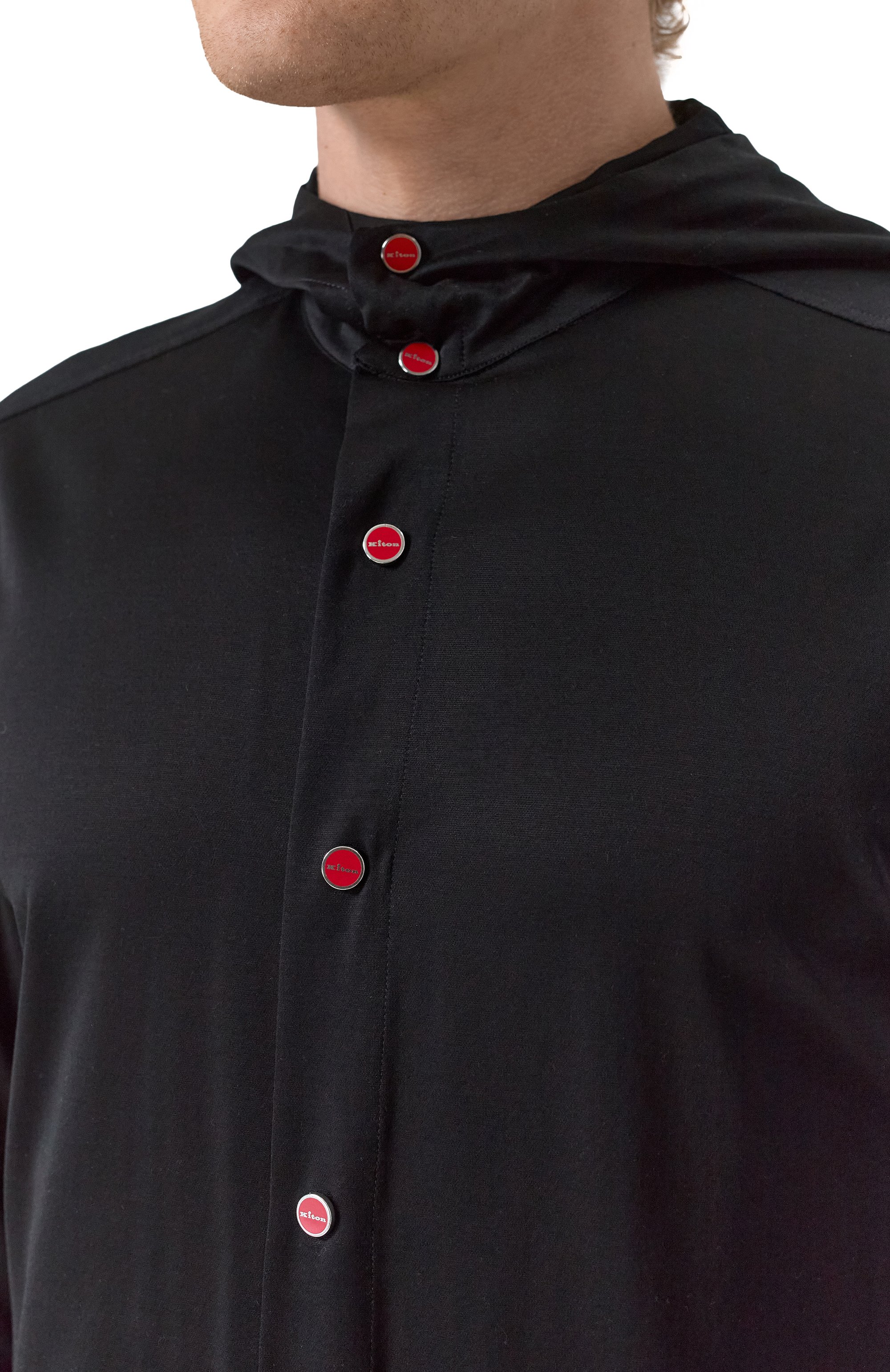 Хлопковая рубашка KITON, арт. UMCPETEH0923417, фото 5