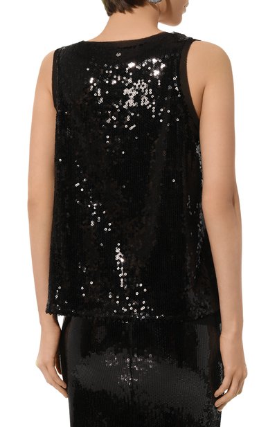 Топ с отделкой пайетками BOSS ORANGE, арт. 50524246, фото 4