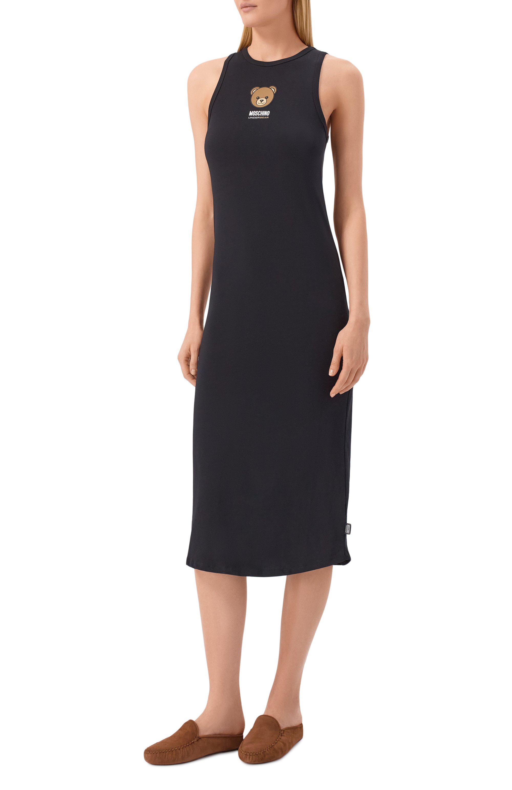 Хлопковое платье MOSCHINO, арт. A8902/4410, фото 2