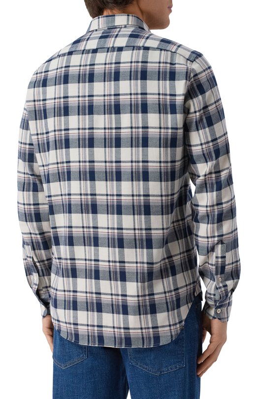 Хлопковая рубашка Boglioli 620/FB5858 Синий  620/FB5858 Фото 4