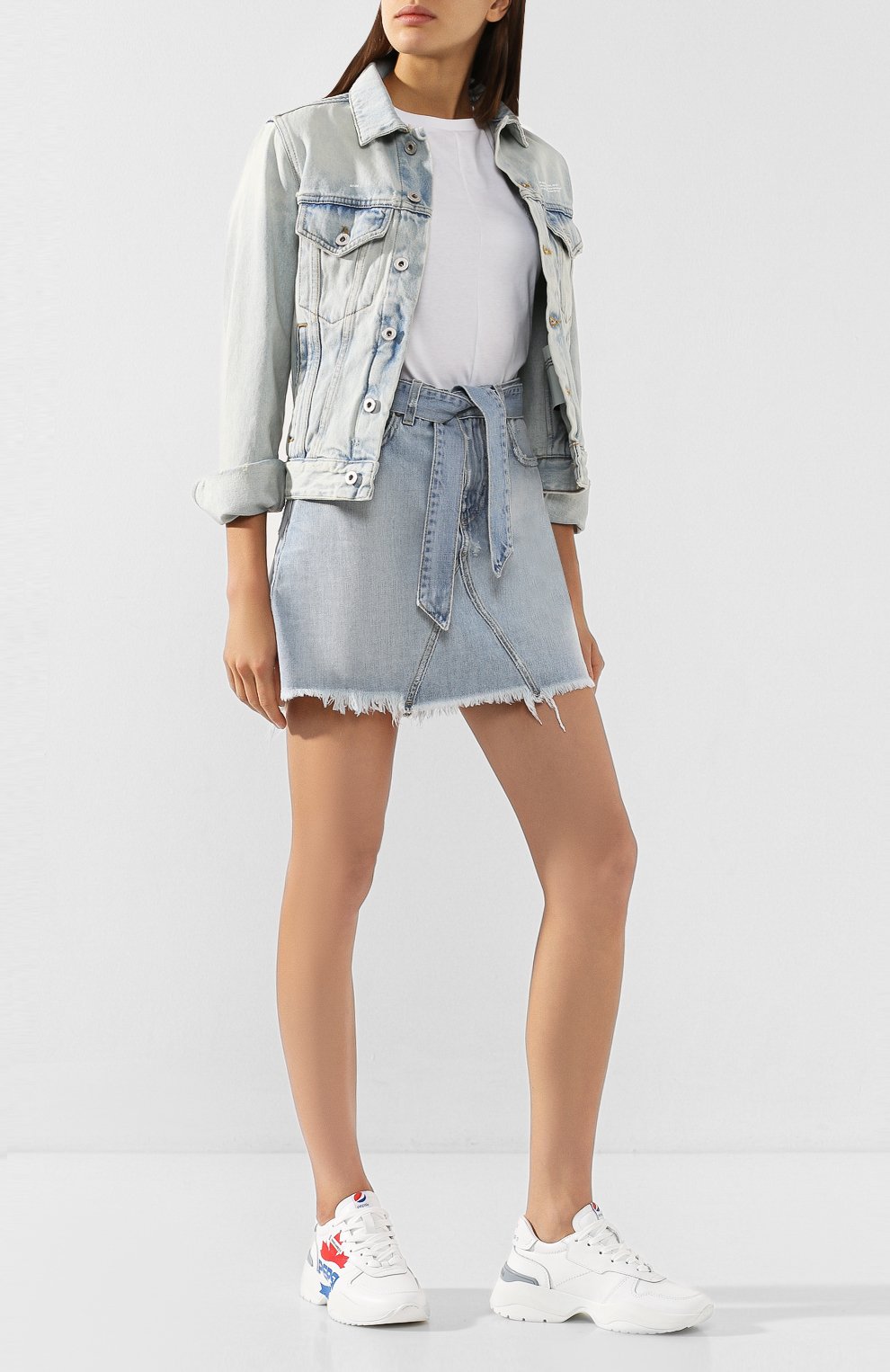 Кожаные кроссовки dsquared2 x pepsi DSQUARED2, арт. SNW0075 01502839, фото 2