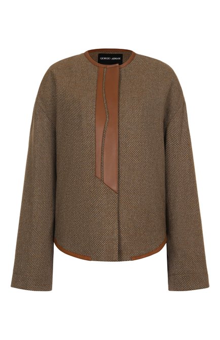 Женский жакет из шерсти и кашемира GIORGIO ARMANI, арт. GW001614/TE16708