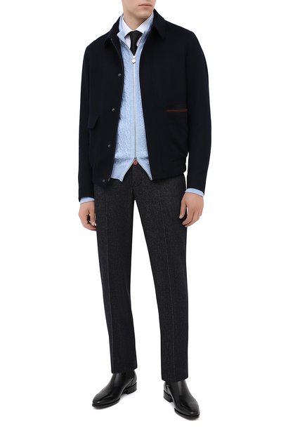 Кожаные челси SANTONI, арт. MCLE17027BI2IVVDN01, фото 2