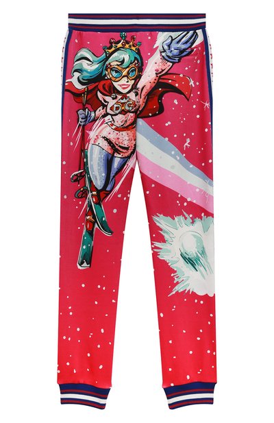 Хлопковые джоггеры DOLCE & GABBANA, арт. L5JP4A/G7TSX/0UTLET AW22-23, фото 2