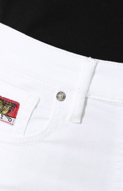 Джинсы-скинни KENZO белого цвета по цене 31950 руб., арт. 2PA2706EL, фото 5 Джинсы-скинни KENZO, арт. 2PA2706EL, фото 5