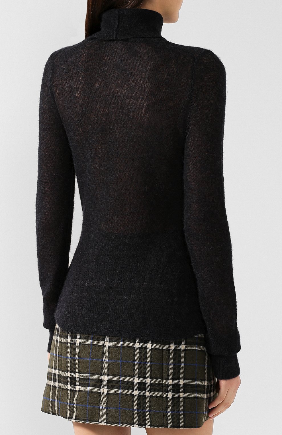 Шерстяная водолазка HELMUT LANG черного цвета по цене 28100 руб., арт. J07HW701, фото 4 Шерстяная водолазка HELMUT LANG, арт. J07HW701, фото 4