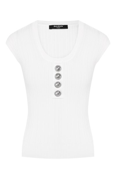 Женский топ из вискозы BALMAIN, арт. TF00297/K063