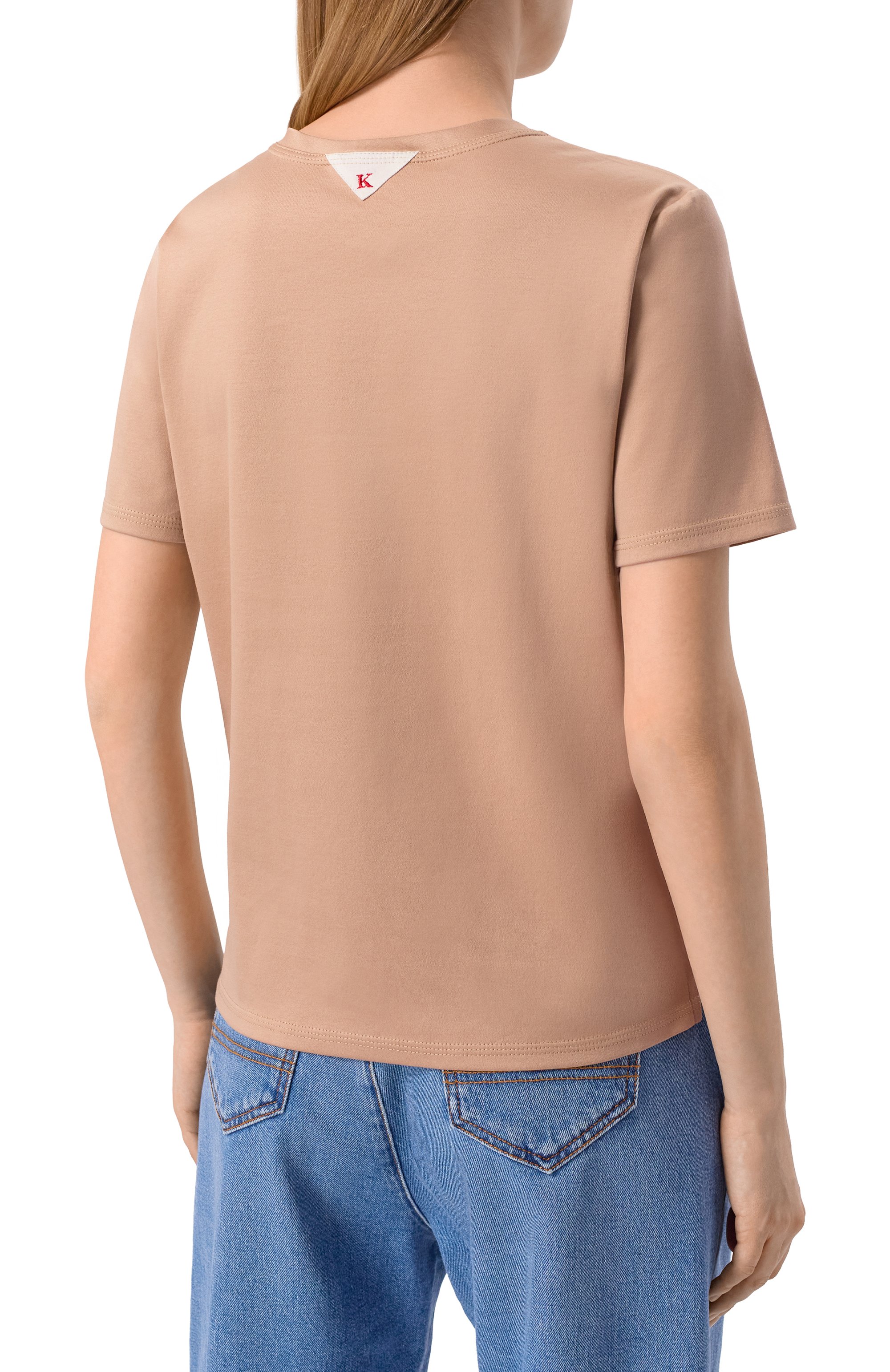 Хлопковая футболка KITON, арт. D61449H0805104, фото 4