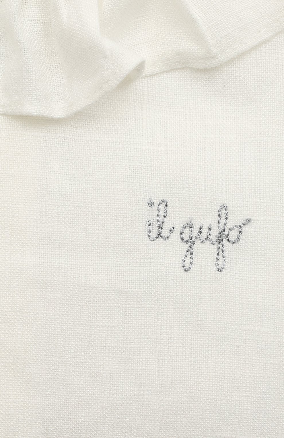 Комплект из топа и шорт IL GUFO серого цвета по цене 15850 руб., арт. P23DP424L1012/3M-9M, фото 4 Комплект из топа и шорт IL GUFO, арт. P23DP424L1012/3M-9M, фото 4