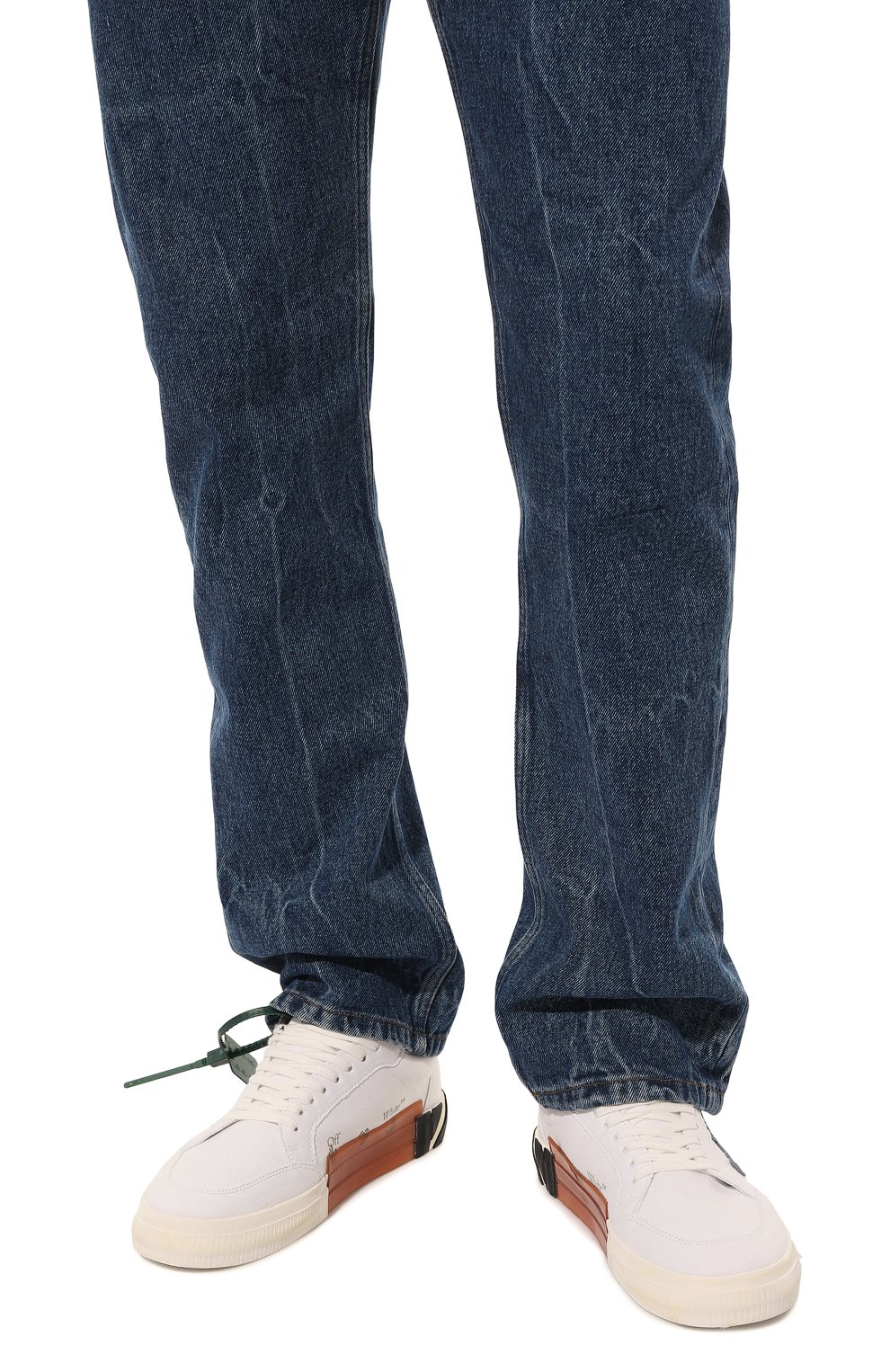 Текстильные кеды vulcanized OFF-WHITE, арт. 0MIA085S22FAB0010145, фото 3