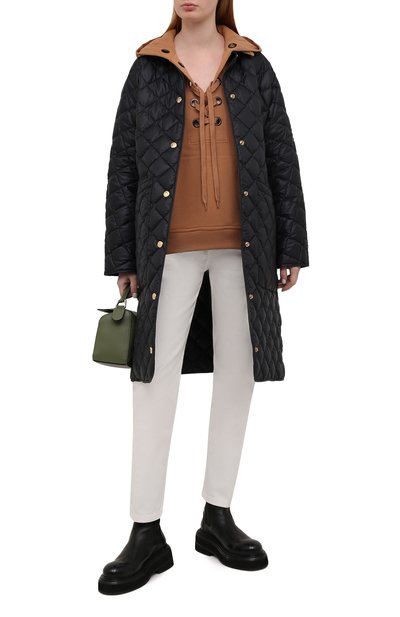 Хлопковое худи BURBERRY, арт. 8038690, фото 2