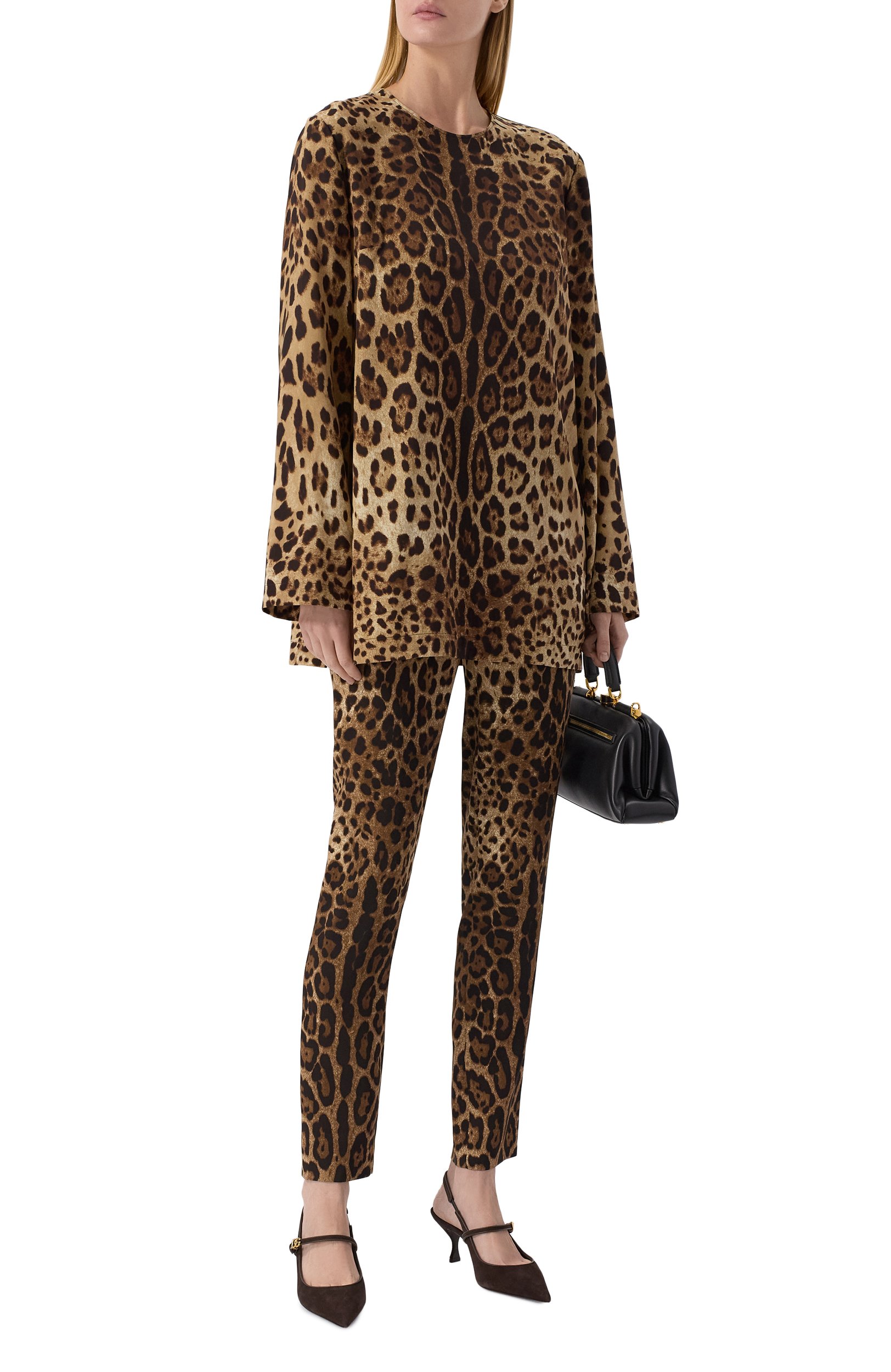 Шелковая блузка DOLCE & GABBANA, арт. F7BK8T/FSADD, фото 2