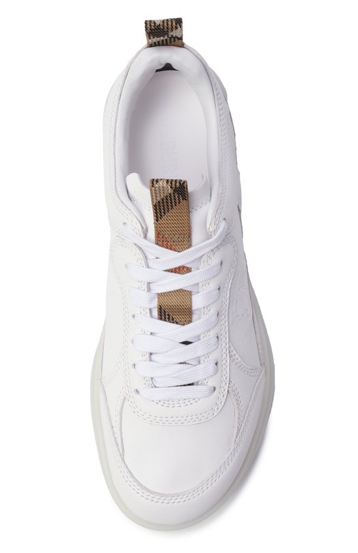 Кожаные кроссовки Matrix Burberry 8109190 Белый  8109190 Фото 6
