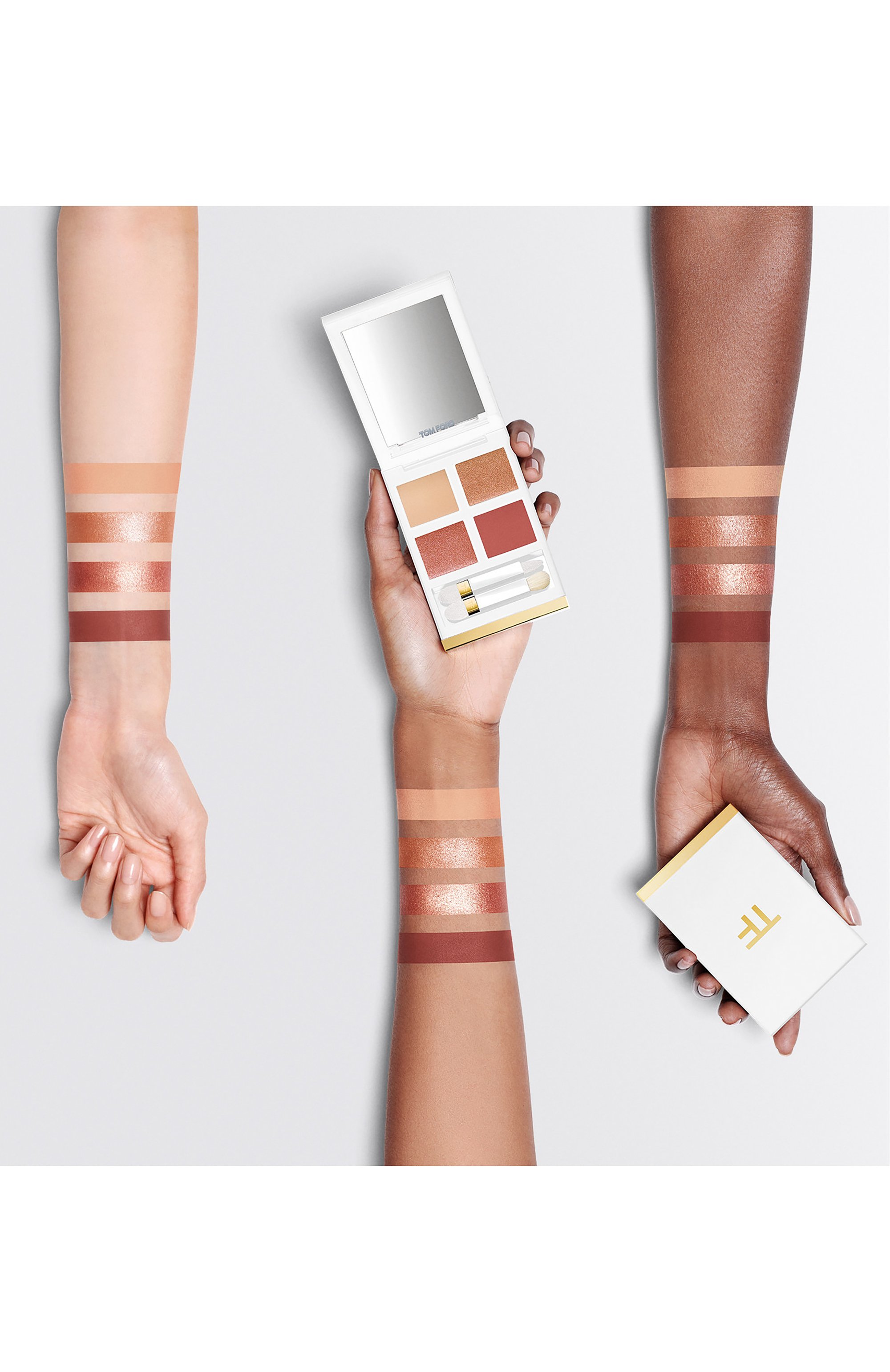 Палетка теней soleil eye color quad, оттенок 01 bronze isle (9g) TOM FORD, арт. T08U-01, фото 6