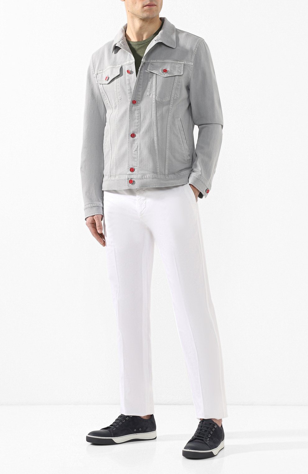 Джинсовая куртка KITON, арт. UW0506V08R83, фото 2