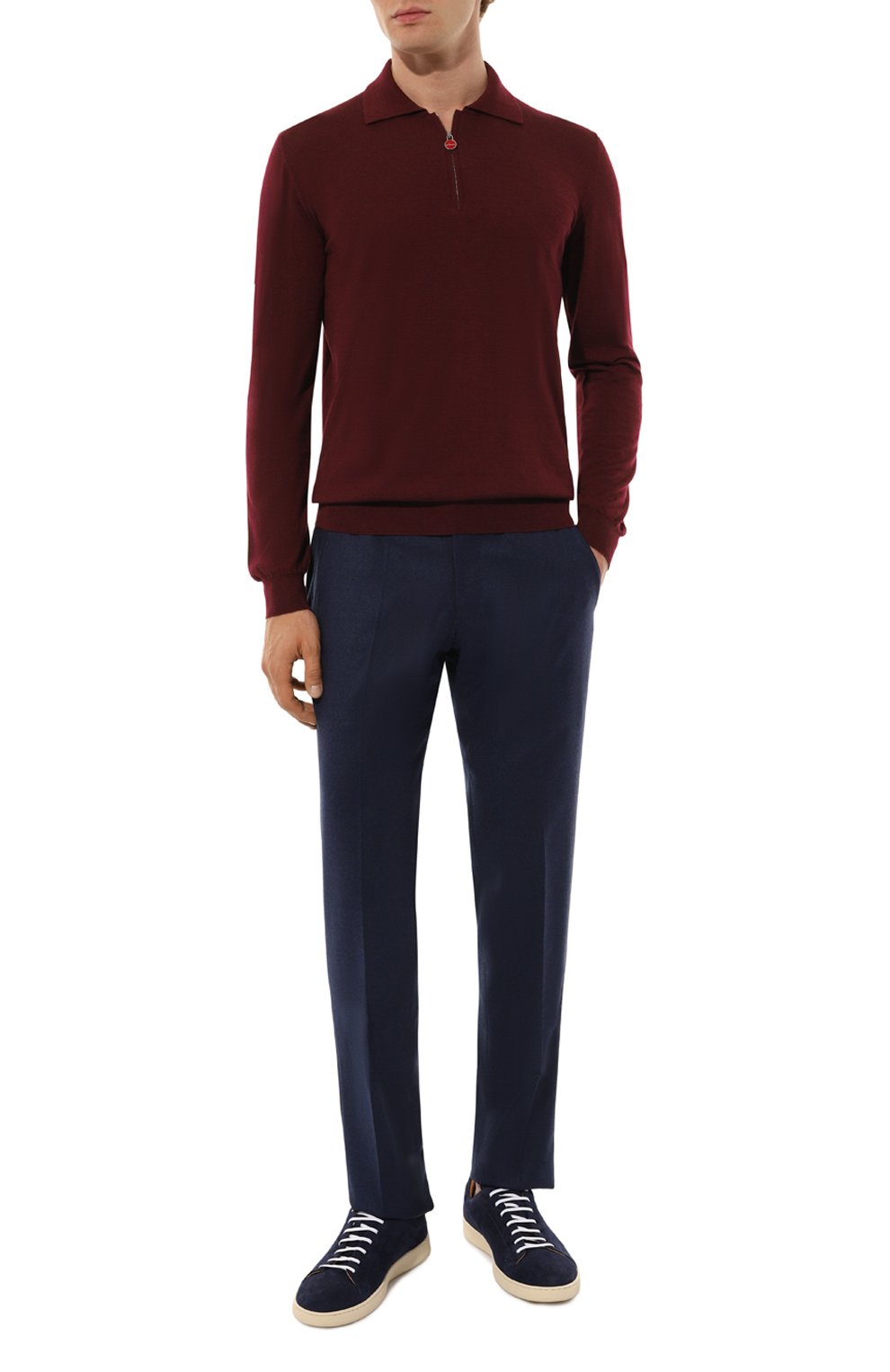 Поло из кашемира и шелка KITON, арт. UMKX05ZK238, фото 2