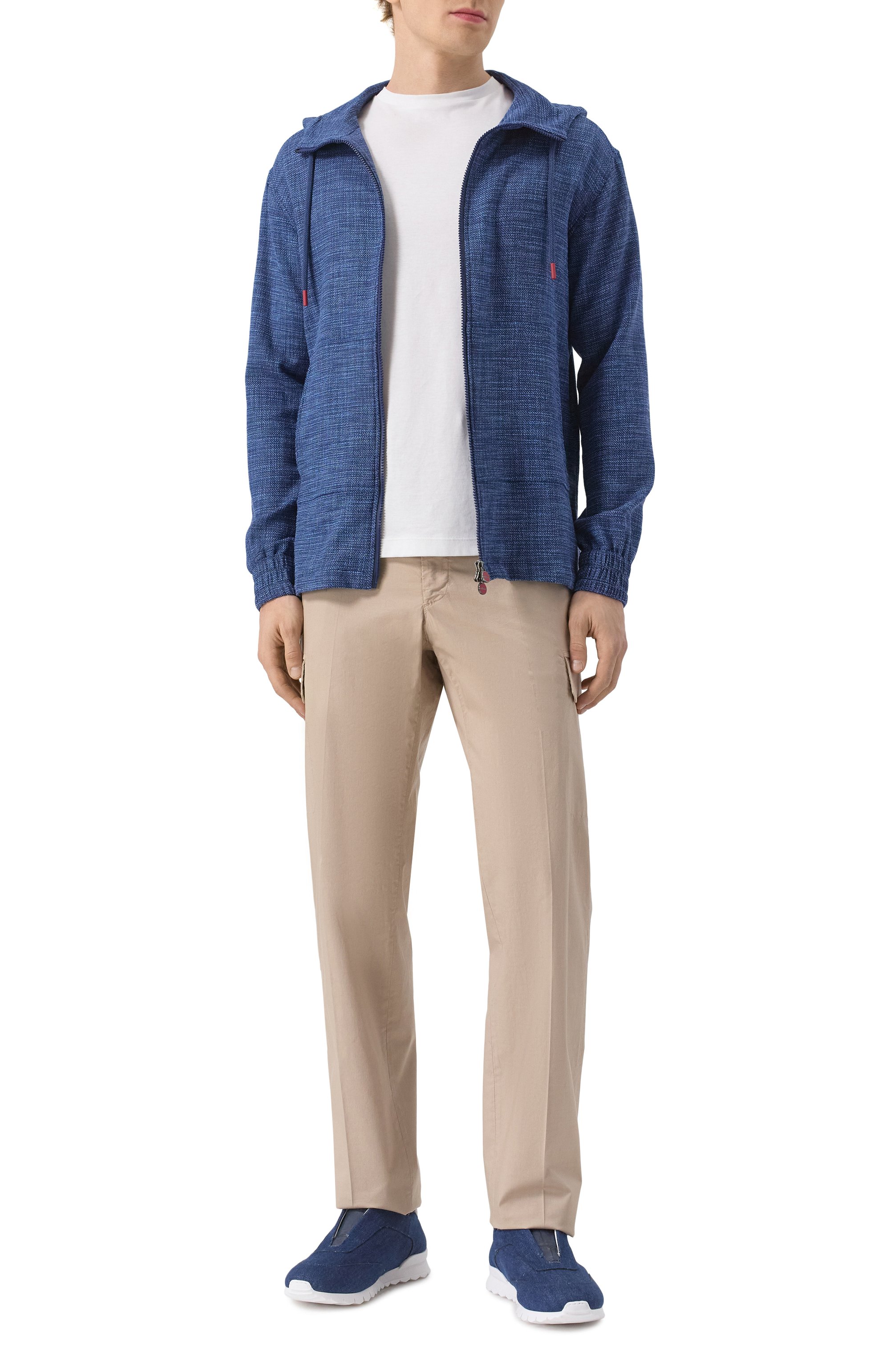 Текстильные кроссовки KITON, арт. USSA073N0115301, фото 2