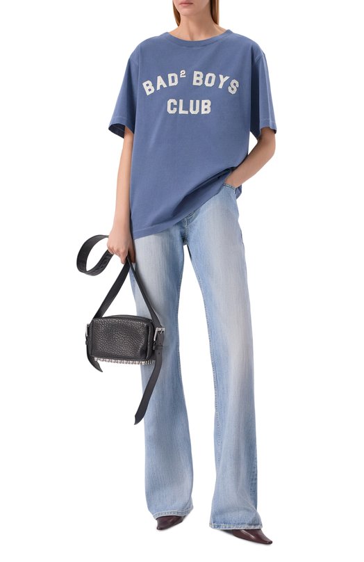 Хлопковая футболка Dsquared2 S75GD0519/D20108 Голубой  S75GD0519/D20108 Фото 2