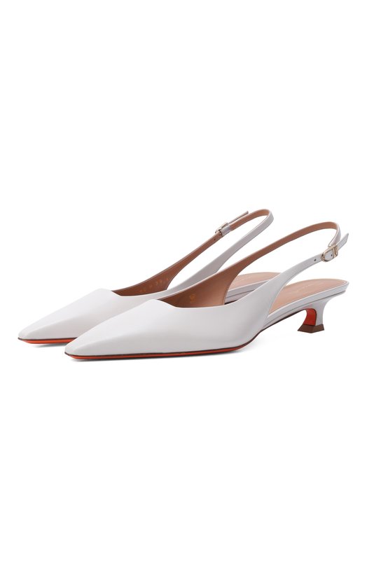 Кожаные туфли Santoni WDTG72276HA2NWLN Белый WDTG72276HA2NWLN