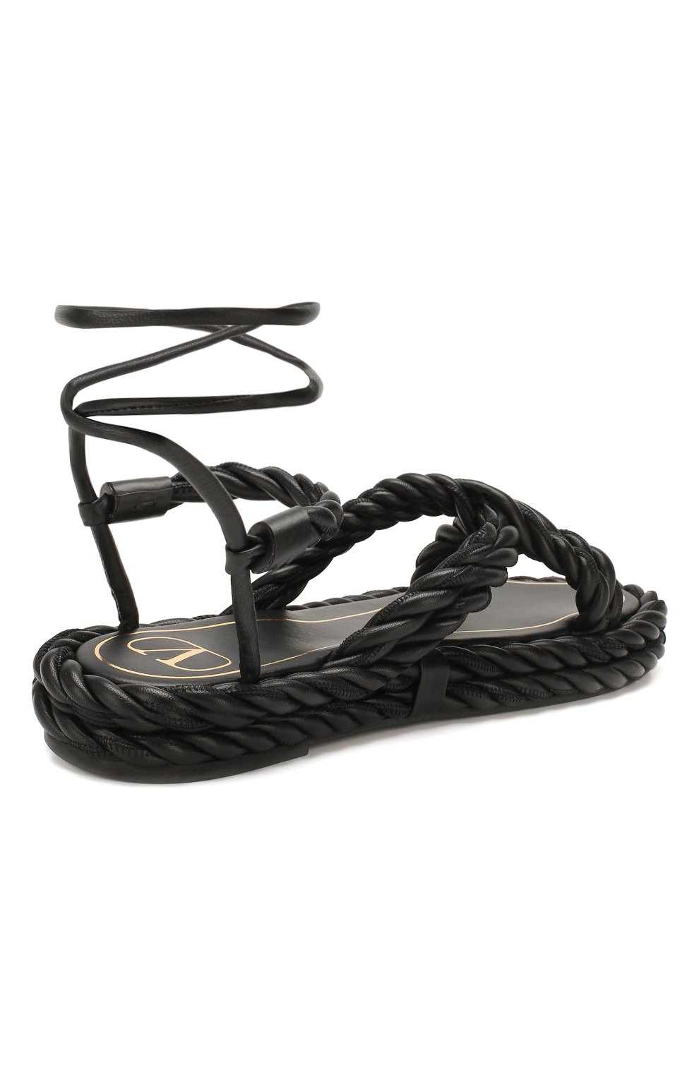 Кожаные сандалии the rope VALENTINO, арт. TW0S0Y14/GWJ, фото 4