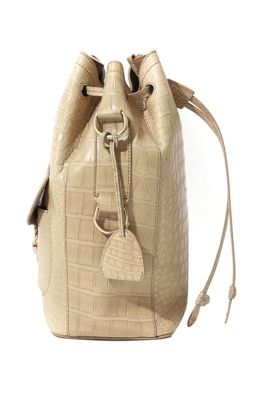 Сумка Ricky Drawstring large Ralph Lauren Бежевый, фото 4