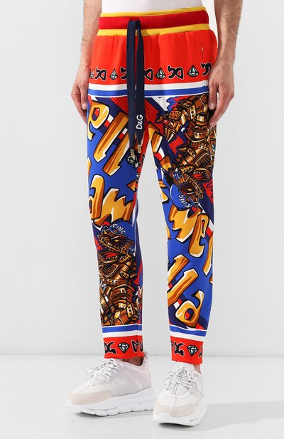 Хлопковые брюки DOLCE & GABBANA, арт. GYH8AT/HH7LN, фото 3