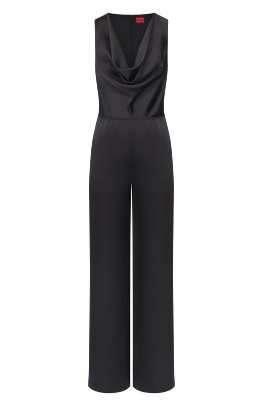 Атласный комбинезон HUGO 50552972 Чёрный 50552972